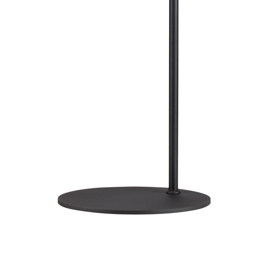 C-Lighting Hektor Floor Lamp With 23cm x 18cm Shade, 1 Light E27, Sand Black/Brass/Gold Metal Shade - 60829