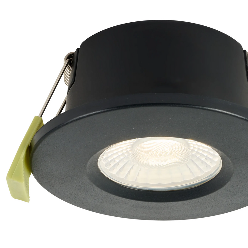 Load image into Gallery viewer, C-Lighting Molly 4/6/8W, Triac Dimmable 4CCT LED Fire Rated Downlight, Black Round Fixed - 72975
