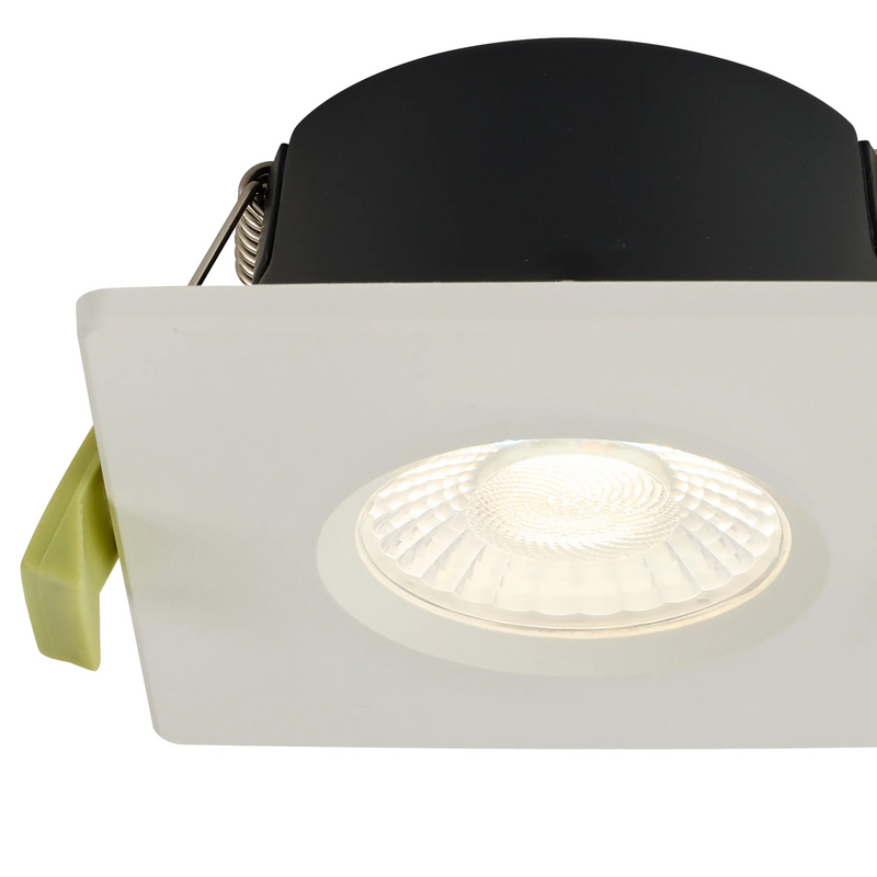 Load image into Gallery viewer, C-Lighting Molly 4/6/8W, Triac Dimmable 4CCT LED Fire Rated Downlight, White Square Fixed - 72988
