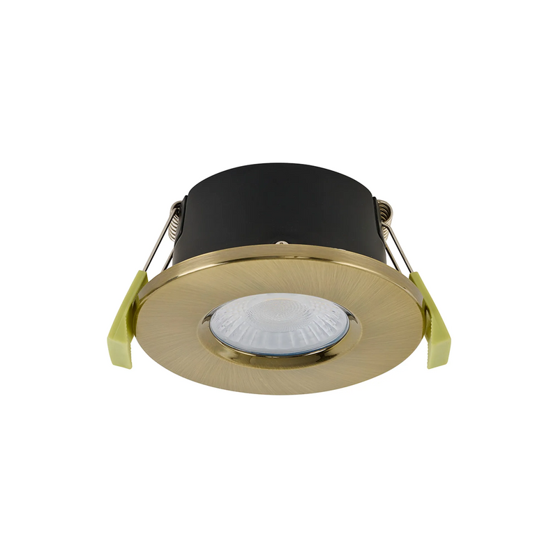 Load image into Gallery viewer, C-Lighting Molly 4/6/8W, Triac Dimmable 4CCT LED Fire Rated Downlight, Antique Brass Round Fixed - 72974
