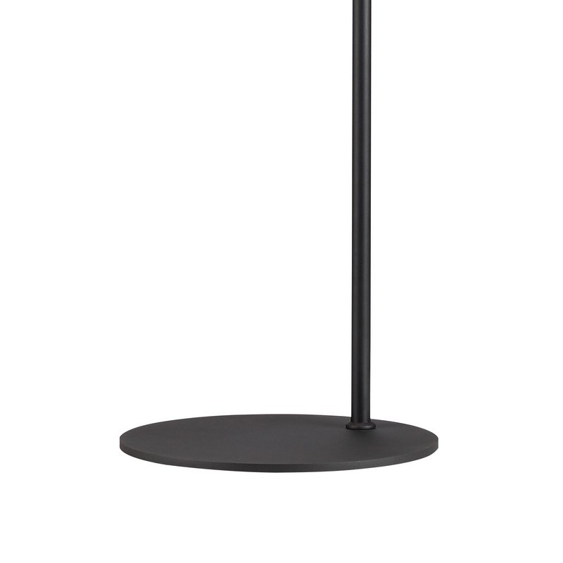 Load image into Gallery viewer, C-Lighting Hektor Floor Lamp With 23cm x 18cm Shade, 1 Light E27, Sand Black/Light Grey/Silver Metal Shade - 60828
