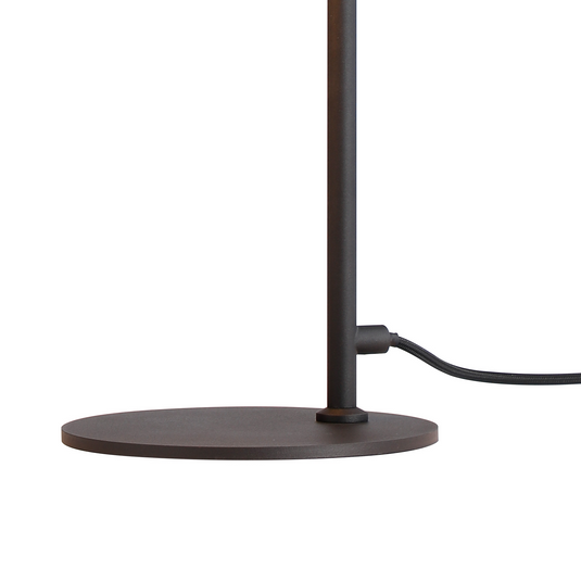 C-Lighting Hektor Table Lamp With 16cm x 14cm Shade, 1 Light E27, Sand Black/Brown/Copper Metal Shade - 60836