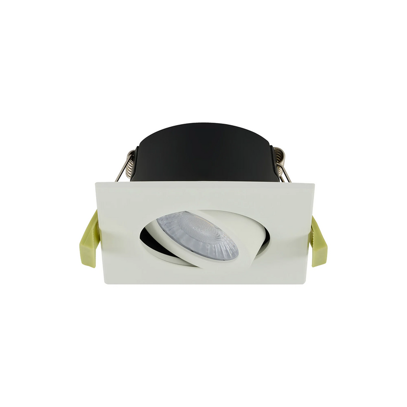 Load image into Gallery viewer, C-Lighting Molly 4/6/8W, Triac Dimmable 4CCT LED Fire Rated Downlight, White Square Tilt - 72991
