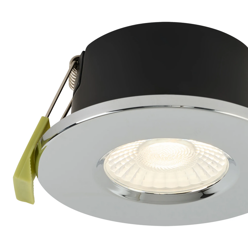 Load image into Gallery viewer, C-Lighting Molly 4/6/8W, Triac Dimmable 4CCT LED Fire Rated Downlight, Chrome Round Fixed - 72977
