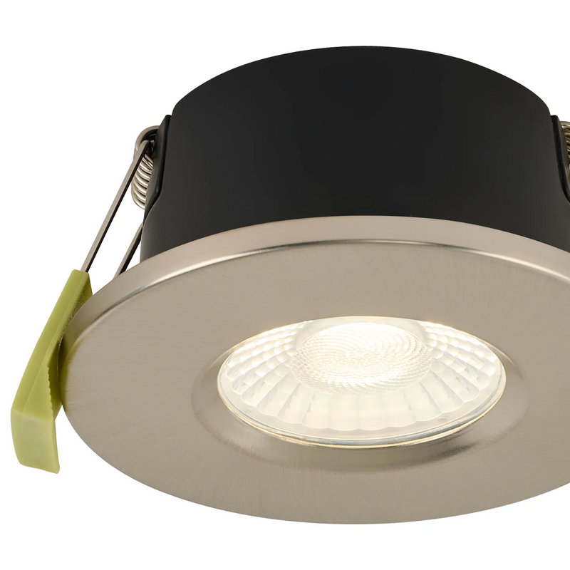 Load image into Gallery viewer, C-Lighting Molly 4/6/8W, Triac Dimmable 4CCT LED Fire Rated Downlight, Satin Nickel Round Fixed - 72978
