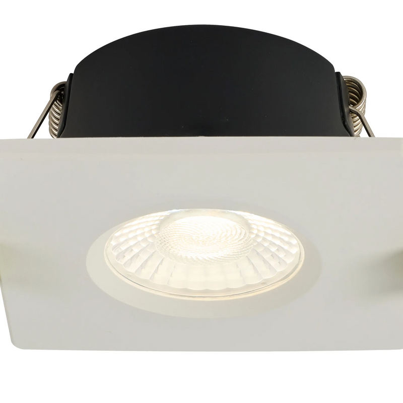 Load image into Gallery viewer, C-Lighting Molly 4/6/8W, Triac Dimmable 4CCT LED Fire Rated Downlight, White Square Fixed - 72988
