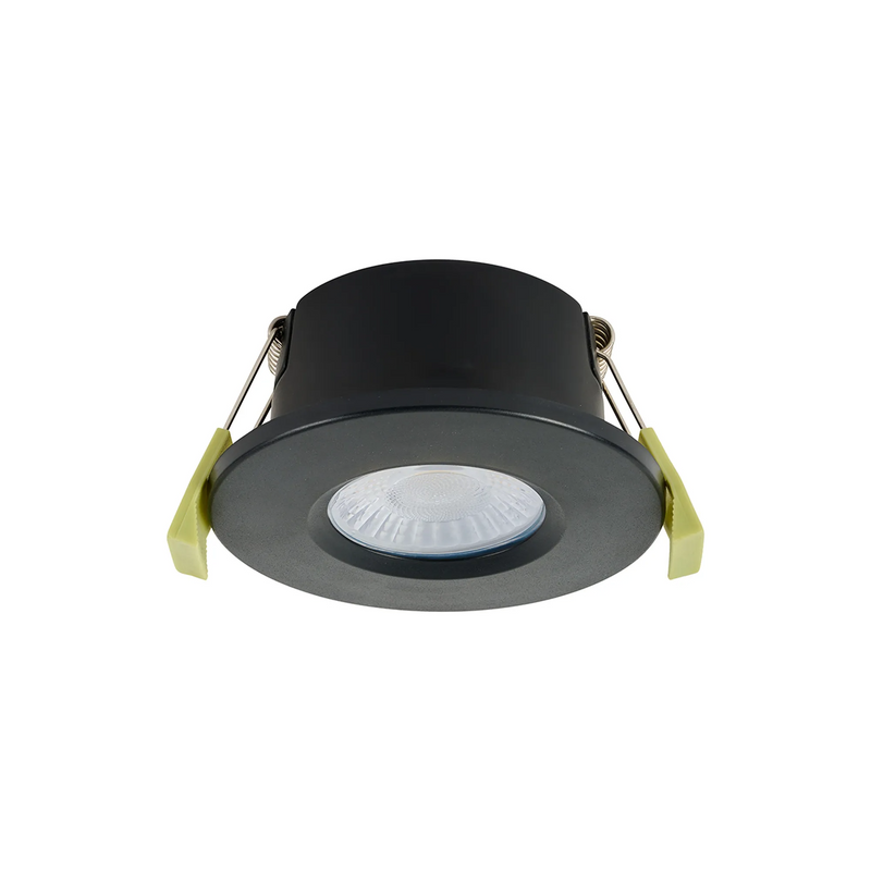 Load image into Gallery viewer, C-Lighting Molly 4/6/8W, Triac Dimmable 4CCT LED Fire Rated Downlight, Black Round Fixed - 72975
