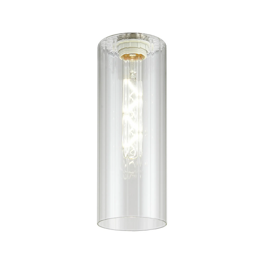 C-Lighting Budapest 10mm x 280mm Clear Ribbed Slim Tube Glass -