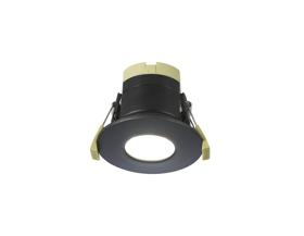 C-Lighting Vauxhall 8W Dimmable CCT LED Fire Rated Downlight Graphite Fascia IP65 - 42505