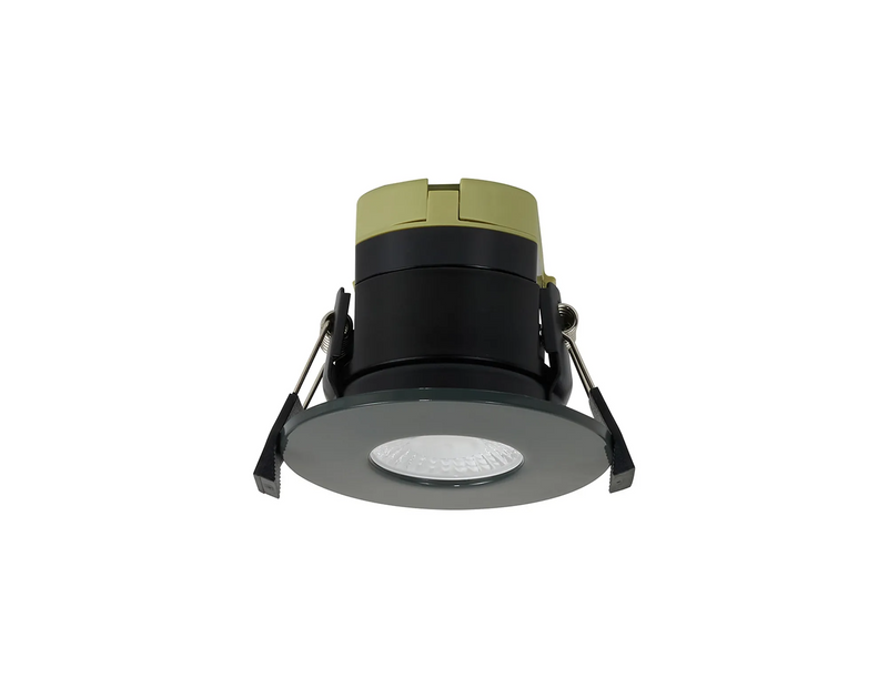 Load image into Gallery viewer, C-Lighting Vauxhall 8W Dimmable CCT LED Fire Rated Downlight Charcoal Fascia IP65 - 61716
