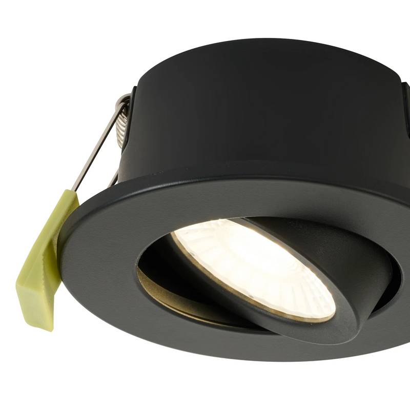 Load image into Gallery viewer, C-Lighting Molly 4/6/8W, Triac Dimmable 4CCT LED Fire Rated Downlight, Black Round Adjustable - 72980
