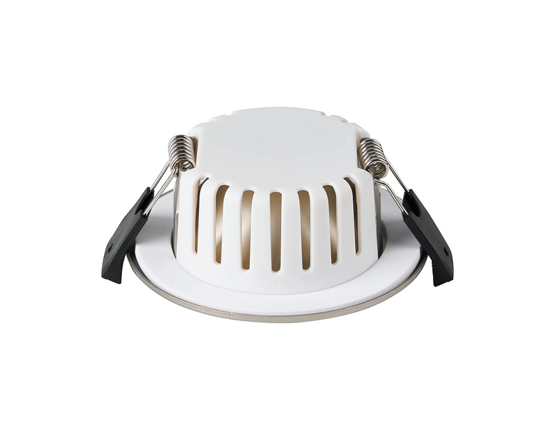 Load image into Gallery viewer, C-Lighting Francisco , Triac Dimmable CCT LED Fire Rated Adjustable Downlight, Brushed Nickel, Cut Out: 70mm, 700lm, 60°, DRIVER INC., IP65 - 61551
