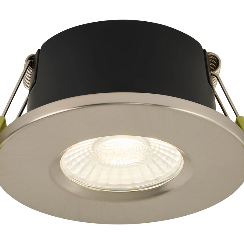 Load image into Gallery viewer, C-Lighting Molly 4/6/8W, Triac Dimmable 4CCT LED Fire Rated Downlight, Satin Nickel Round Fixed - 72978
