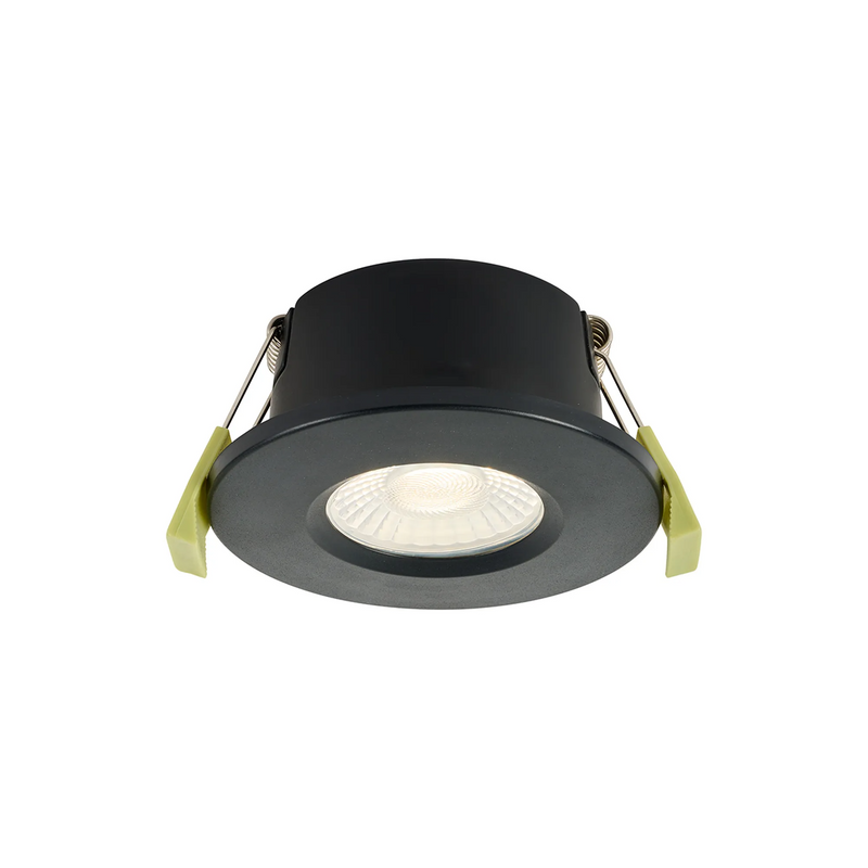 Load image into Gallery viewer, C-Lighting Molly 4/6/8W, Triac Dimmable 4CCT LED Fire Rated Downlight, Black Round Fixed - 72975
