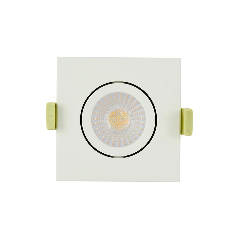 Load image into Gallery viewer, C-Lighting Molly 4/6/8W, Triac Dimmable 4CCT LED Fire Rated Downlight, White Square Tilt - 72991
