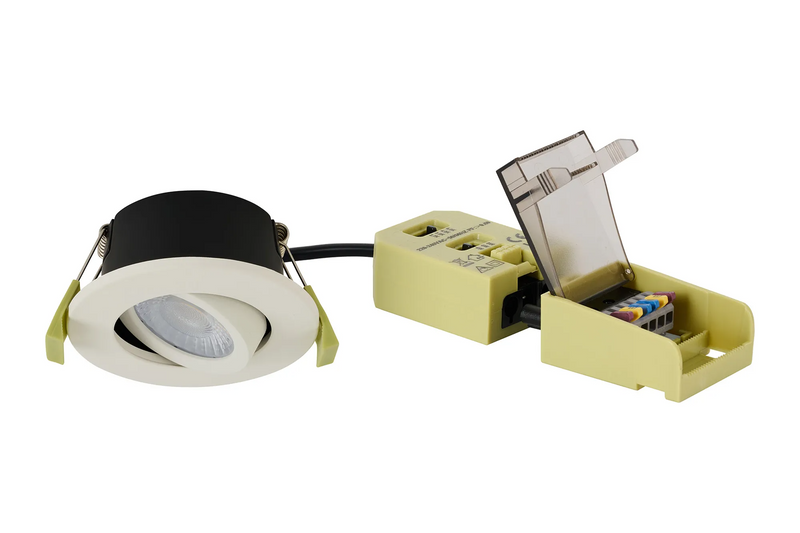 Load image into Gallery viewer, C-Lighting Molly 4/6/8W, Triac Dimmable 4CCT LED Fire Rated Downlight, White Round Adjustable - 72983
