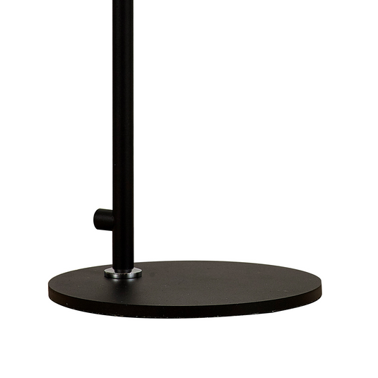 C-Lighting Bridge Large Table Lamp, 1 Light E27, Black / Smoke Fade Glass - 42089