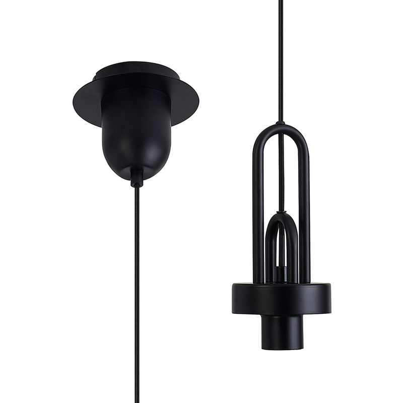 Load image into Gallery viewer, C-Lighting Chisel Suspension Kit, 1 x E27, Matt Black/Matt Black - 42244
