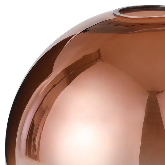 C-Lighting Chisel 25cm Globe Glass, Copper/Clear - 42249