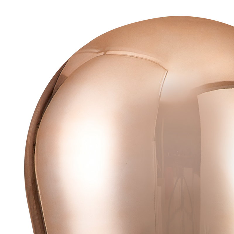 Load image into Gallery viewer, C-Lighting Chisel 23cm Pear Shaped Glass, Copper/Clear - 42474
