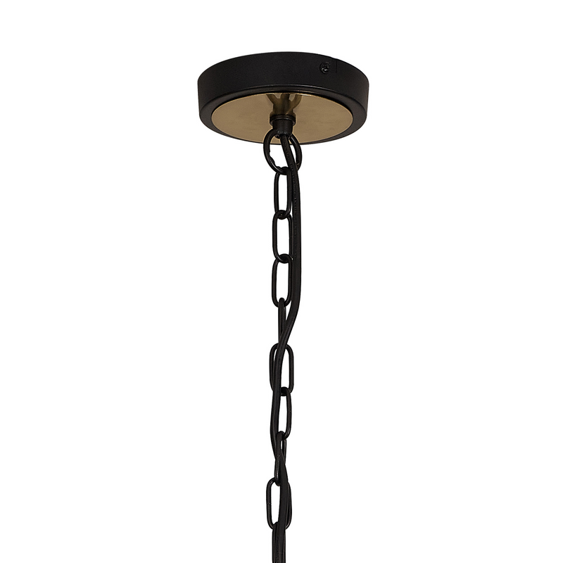 Load image into Gallery viewer, C-Lighting Hoath Pendant, 3 x E14, Black/Gold - 48451
