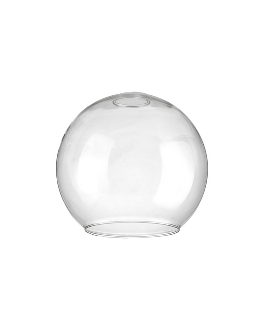 C-Lighting Budapest 200mm x 180mm Open Mouth Round Clear Globe Glass Shade - 48469