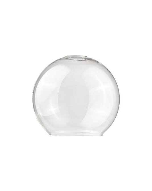 C-Lighting Budapest 200mm x 180mm Open Mouth Round Clear Globe Glass Shade - 48469