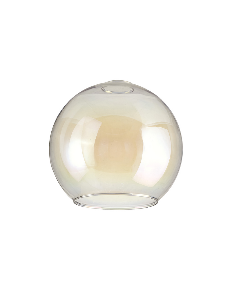 Load image into Gallery viewer, C-Lighting Budapest 200mm x 180mm Open Mouth Round Iridescent Globe Glass Shade - 48471
