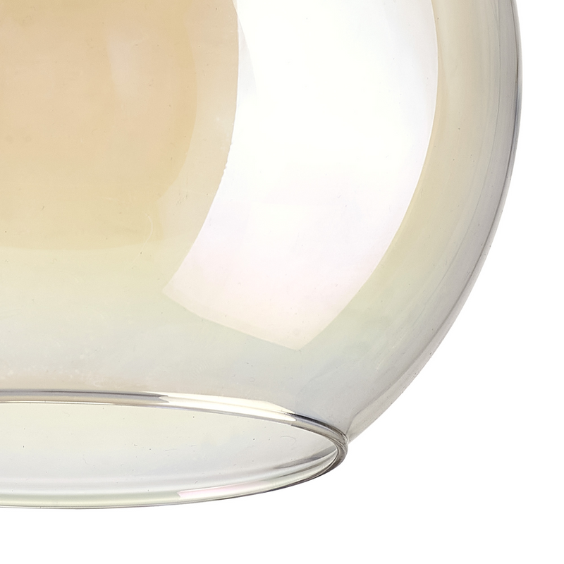 Load image into Gallery viewer, C-Lighting Budapest 200mm x 180mm Open Mouth Round Iridescent Globe Glass Shade - 48471
