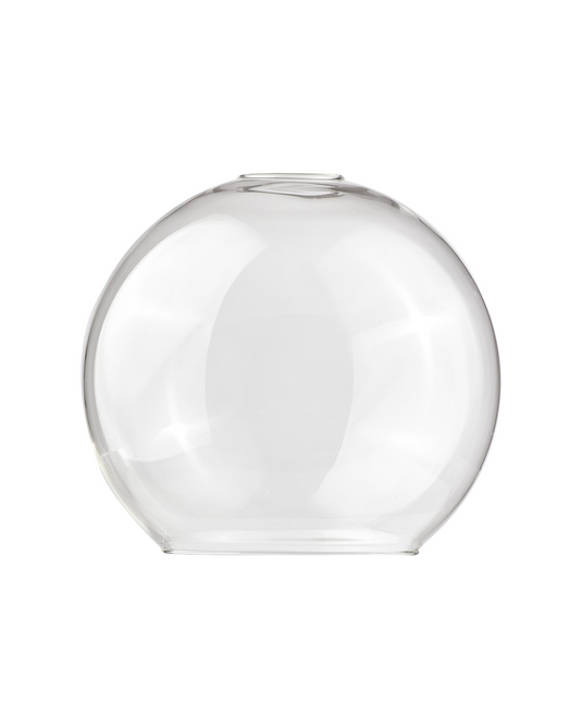 C-Lighting Budapest 250mm x 225mm Open Mouth Round Clear Globe Glass Shade - 48484