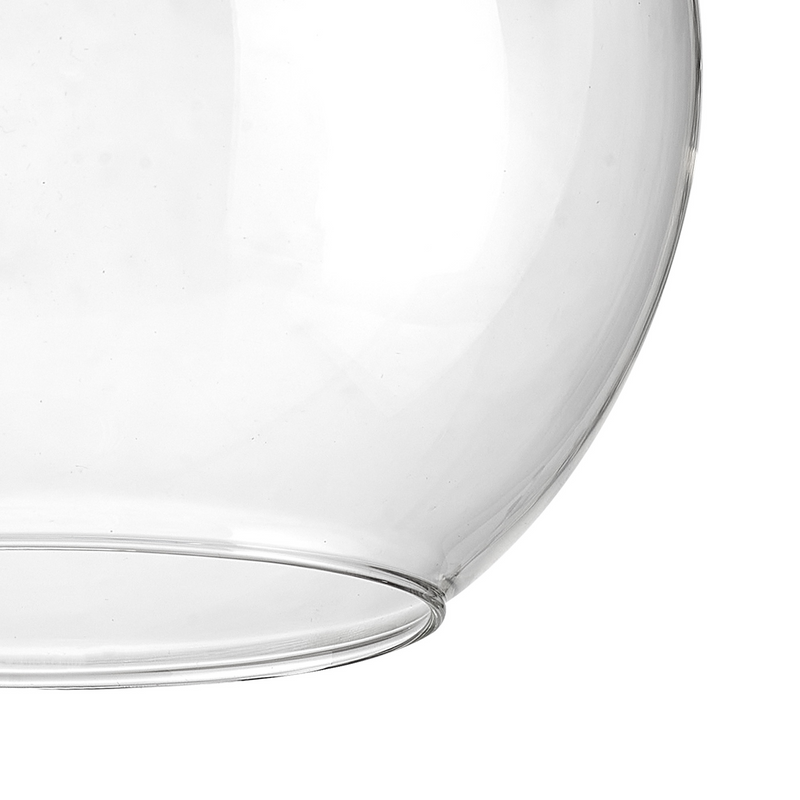 Load image into Gallery viewer, C-Lighting Budapest 250mm x 225mm Open Mouth Round Clear Globe Glass Shade - 48484
