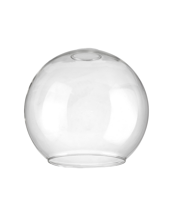 C-Lighting Budapest 250mm x 225mm Open Mouth Round Clear Globe Glass Shade - 48484