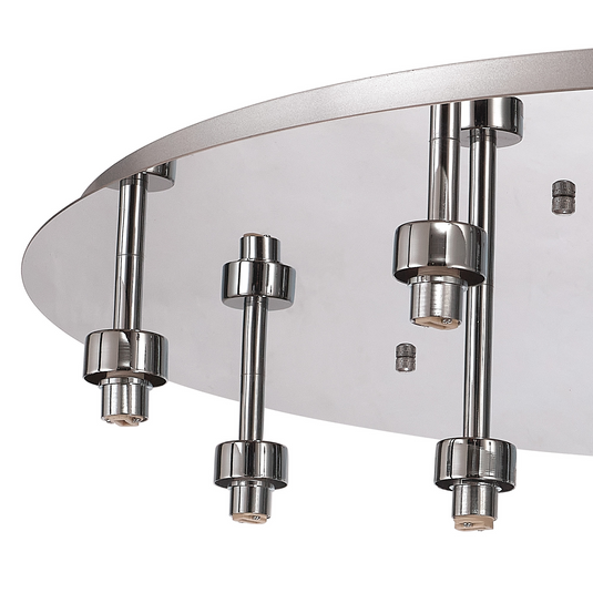C-Lighting Capel Polished Chrome Round 13 Light G9 Universal Flush Light, Suitable For A Vast Selection Of Glass Shades - 52041