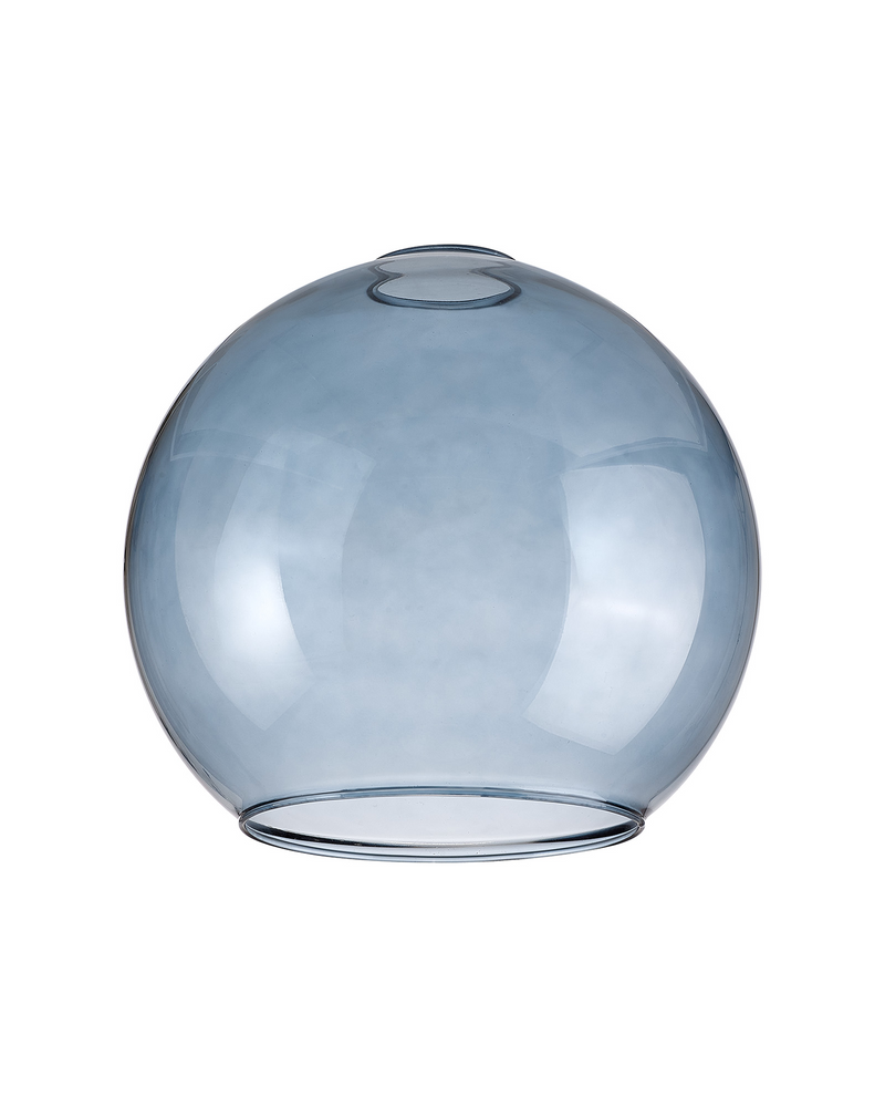 Load image into Gallery viewer, C-Lighting Budapest 250mm x 225mm Open Mouth Round Blue Globe Glass Shade - 53246
