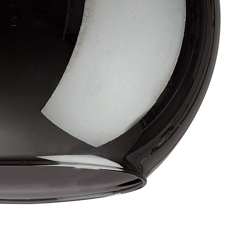 Load image into Gallery viewer, C-Lighting Budapest 250mm x 225mm Open Mouth Round Chrome Plated Globe Glass Shade - 53247
