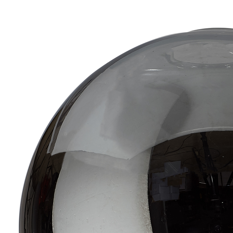 Load image into Gallery viewer, C-Lighting Budapest 250mm x 225mm Open Mouth Round Chrome Plated Globe Glass Shade - 53247
