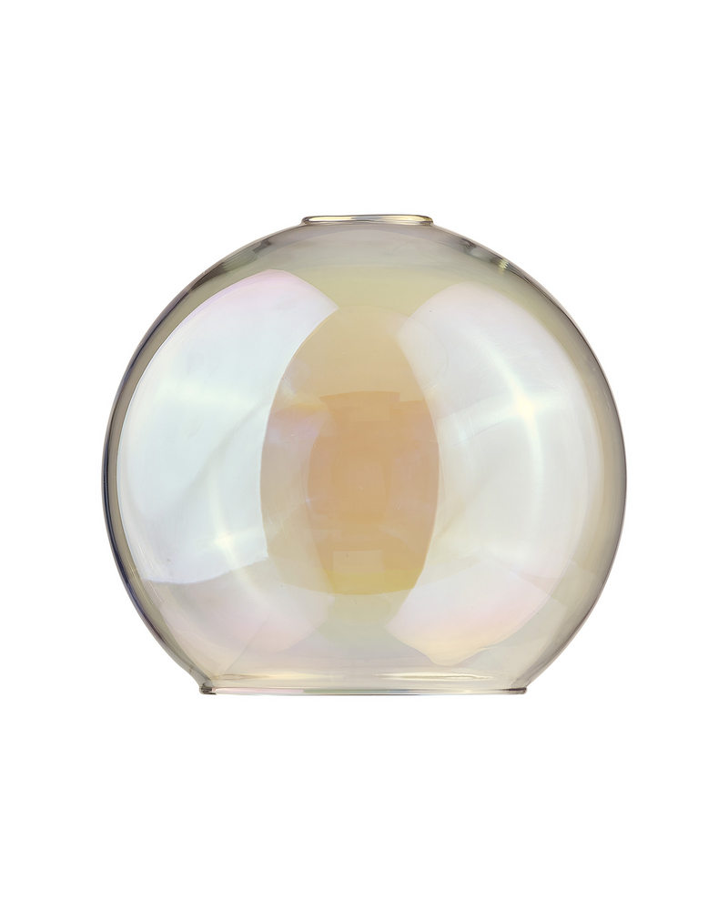Load image into Gallery viewer, C-Lighting Budapest 250mm x 225mm Open Mouth Round Iridescent Globe Glass Shade - 53249
