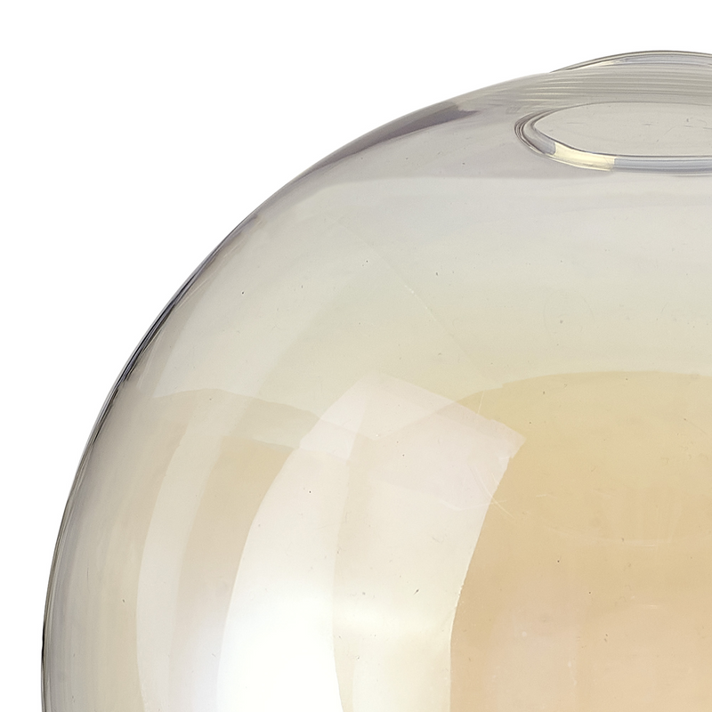 Load image into Gallery viewer, C-Lighting Budapest 250mm x 225mm Open Mouth Round Iridescent Globe Glass Shade - 53249
