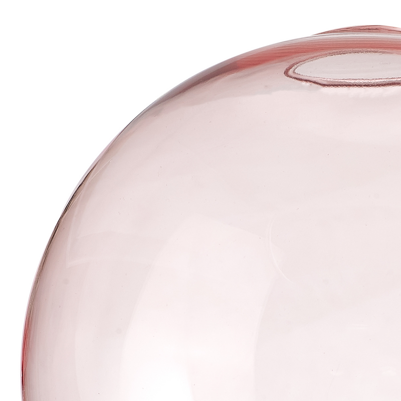 Load image into Gallery viewer, C-Lighting Budapest 250mm x 225mm Open Mouth Round Pink Globe Glass Shade - 53250
