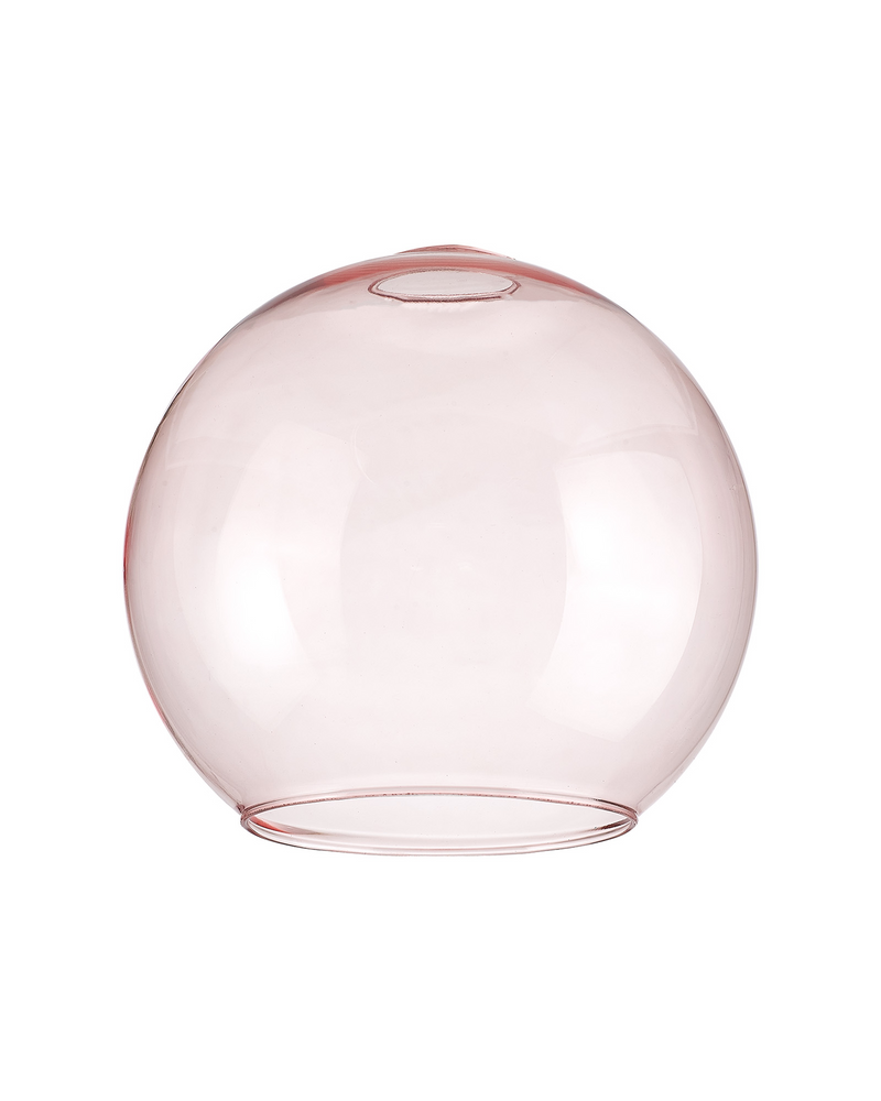 Load image into Gallery viewer, C-Lighting Budapest 250mm x 225mm Open Mouth Round Pink Globe Glass Shade - 53250

