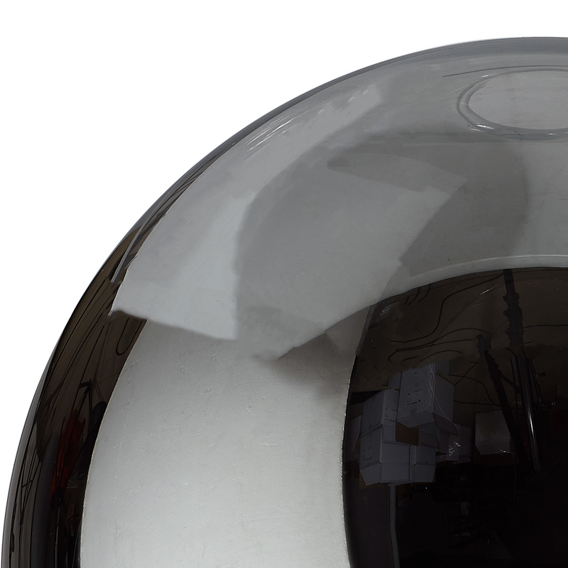 Load image into Gallery viewer, C-Lighting Budapest 300mm x 280mm Open Mouth Round Chrome Plated Globe Glass Shade - 53253
