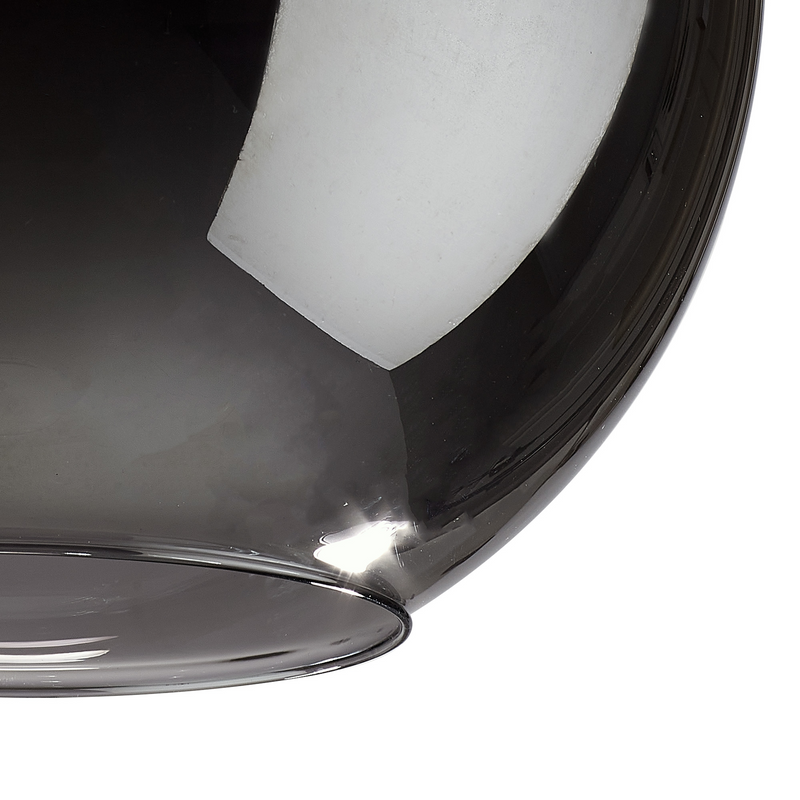 Load image into Gallery viewer, C-Lighting Budapest 300mm x 280mm Open Mouth Round Chrome Plated Globe Glass Shade - 53253
