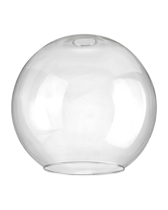 C-Lighting Budapest 300mm x 280mm Open Mouth Round Clear Globe Glass Shade - 53254