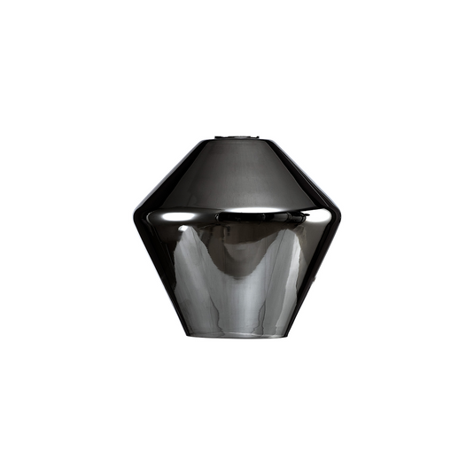 C-Lighting Budapest 230mm x 215mm Diamond Chrome Plated Globe Glass Shade - 53466