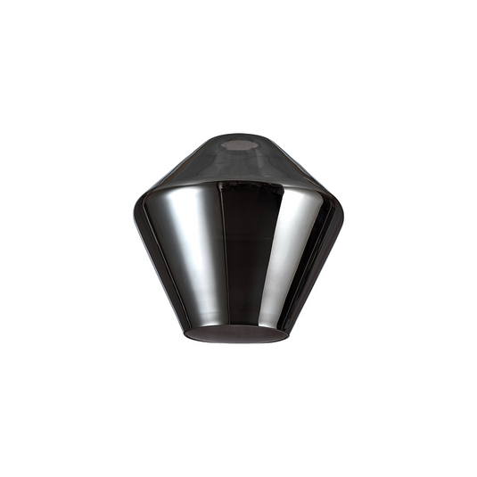 C-Lighting Budapest 230mm x 215mm Diamond Chrome Plated Globe Glass Shade - 53466