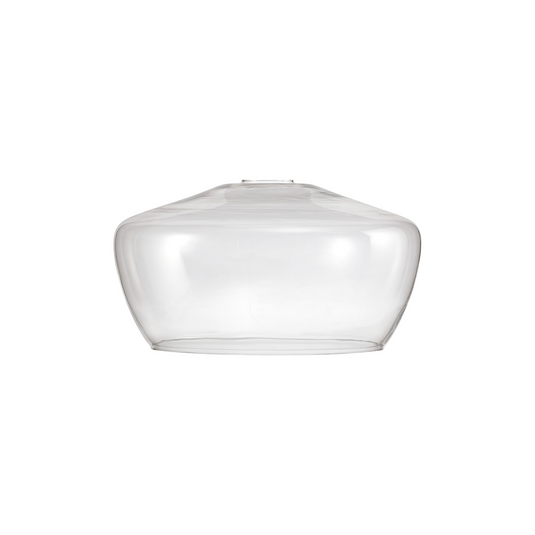 C-Lighting Budapest 300mm x 165mm Clear Trapezium Glass Shade - 53515