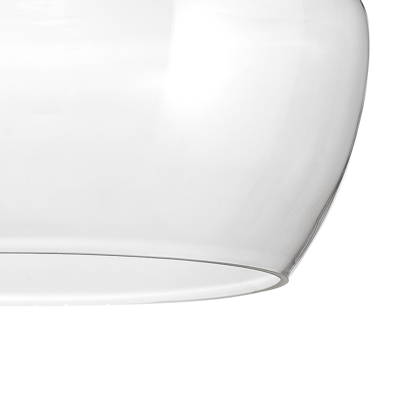 Load image into Gallery viewer, C-Lighting Budapest 300mm x 165mm Clear Trapezium Glass Shade - 53515
