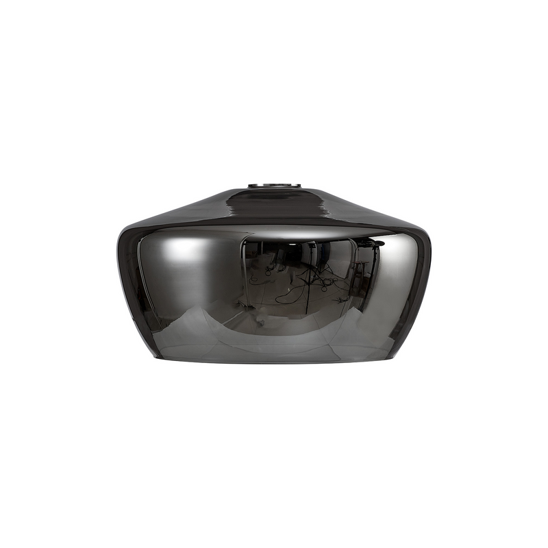 Load image into Gallery viewer, C-Lighting Budapest 300mm x 165mm Chrome Plated Trapezium Glass Shade - 53517

