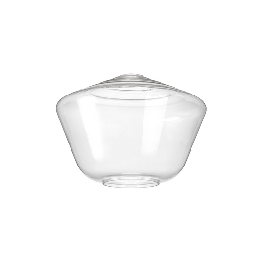 C-Lighting Budapest 300mm x 215mm Clear Hexagonal Glass Shade  - 53532