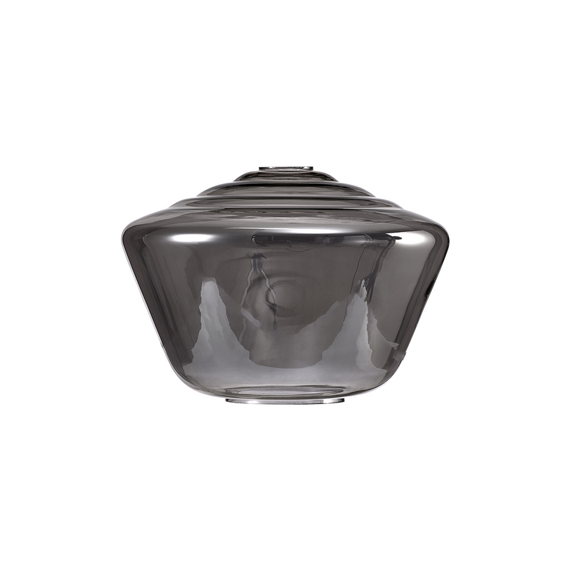 Load image into Gallery viewer, C-Lighting Budapest 300mm x 215mm Smoke Plated Hexagonal Glass Shade  - 53535
